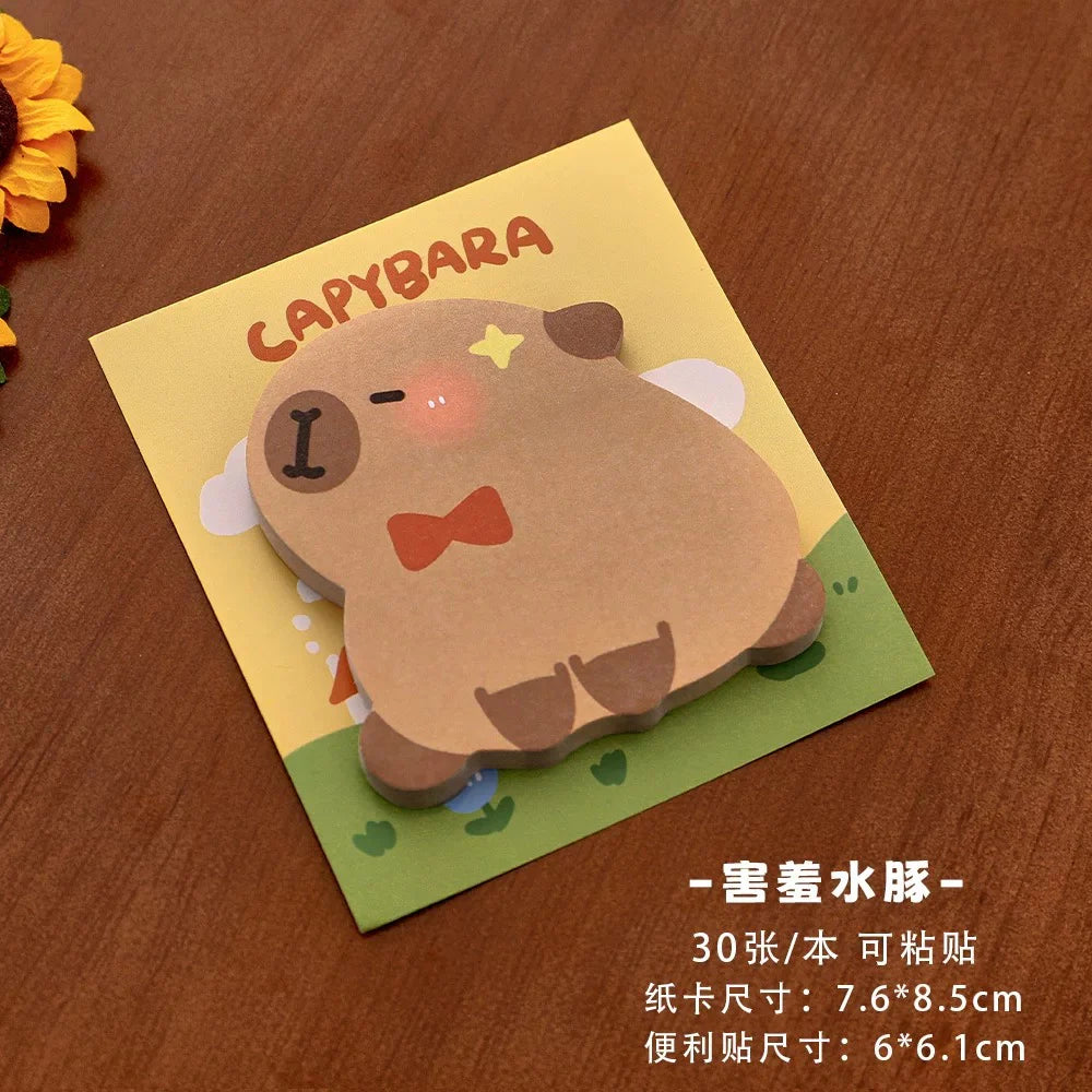 Post-it formes originales - Capybara