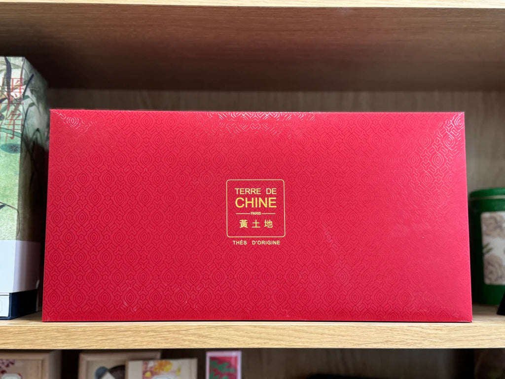 Thé chinois TERRE DE CHINE – coffret rouge, 3 thés de Chine