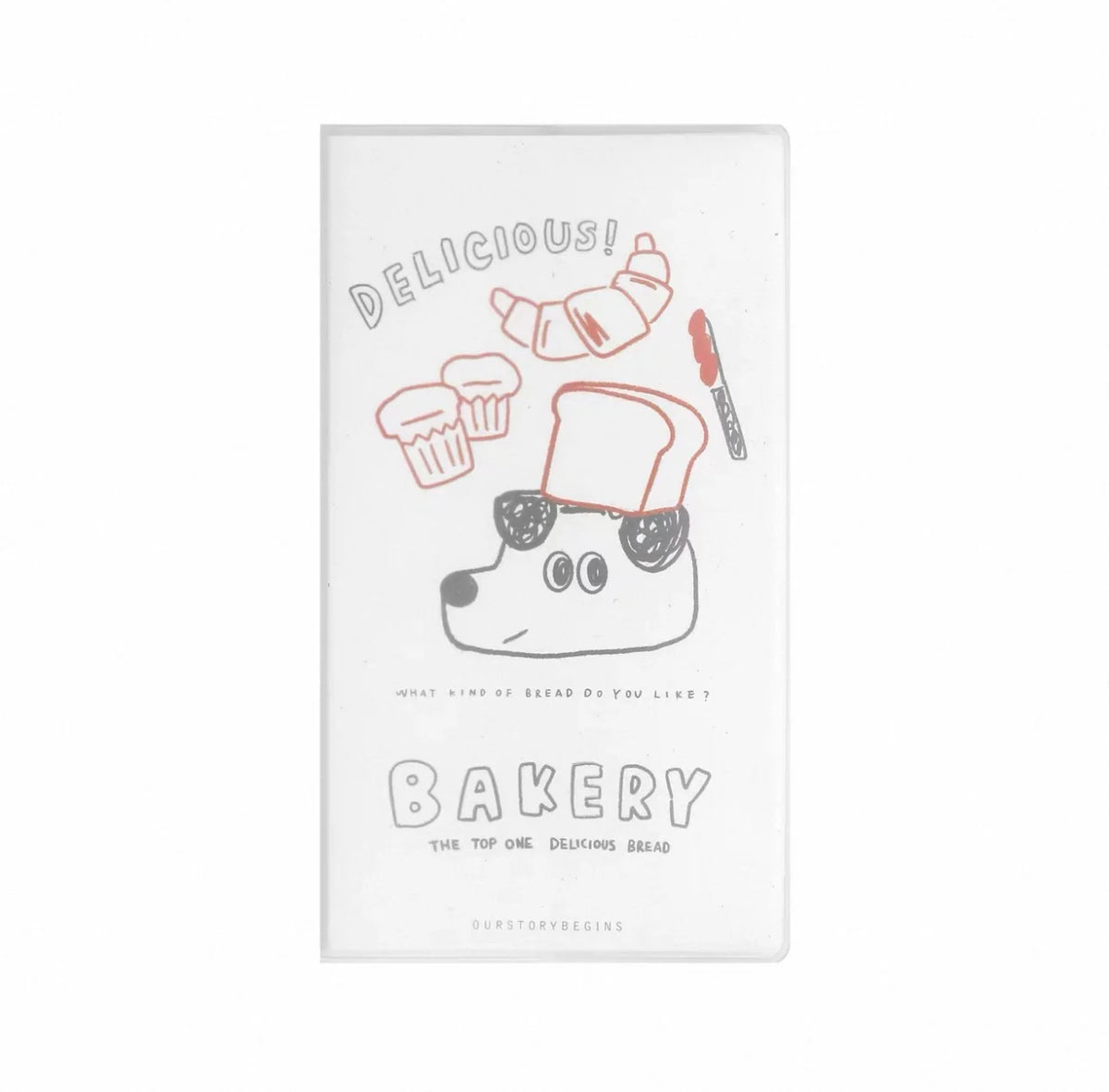 Petit carnet de poche « Chien relax » avec couverture en PVC