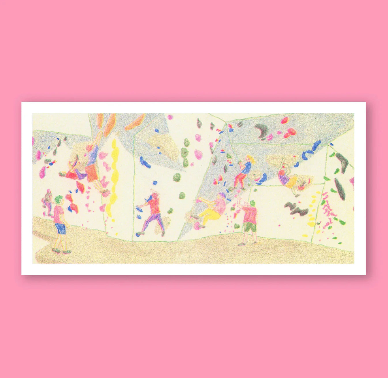 Affiche illustrée – Chici, illustration originale en risographie