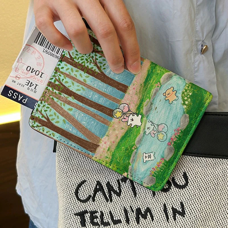 Porte-passeport avec sangle
