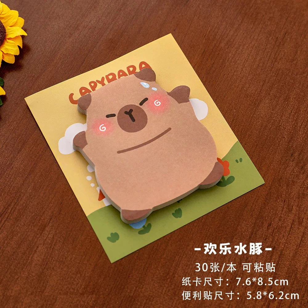 Post-it formes originales - Capybara