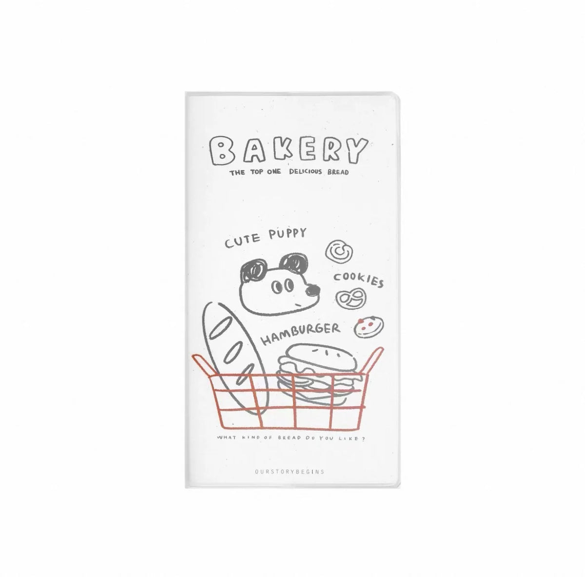 Petit carnet de poche « Chien relax » avec couverture en PVC
