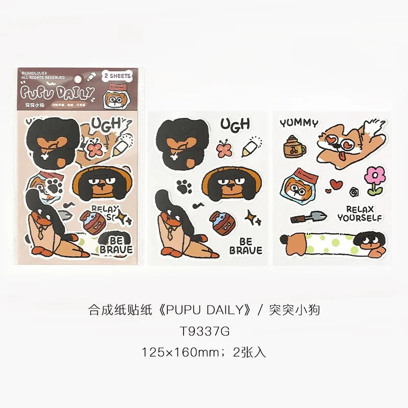 Stickers – Animaux mignons style cartoon