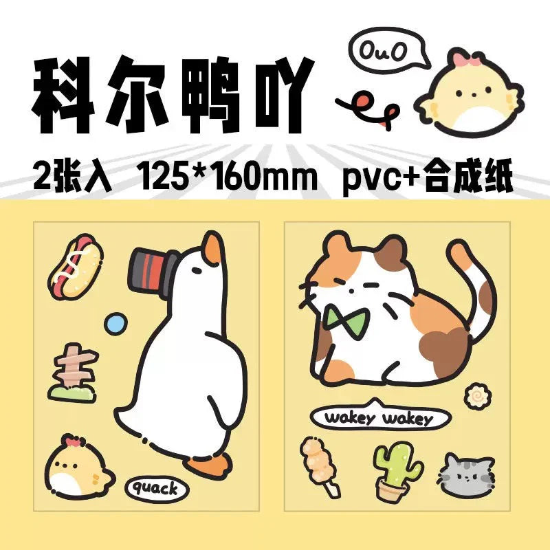 Stickers – Animaux mignons style cartoon