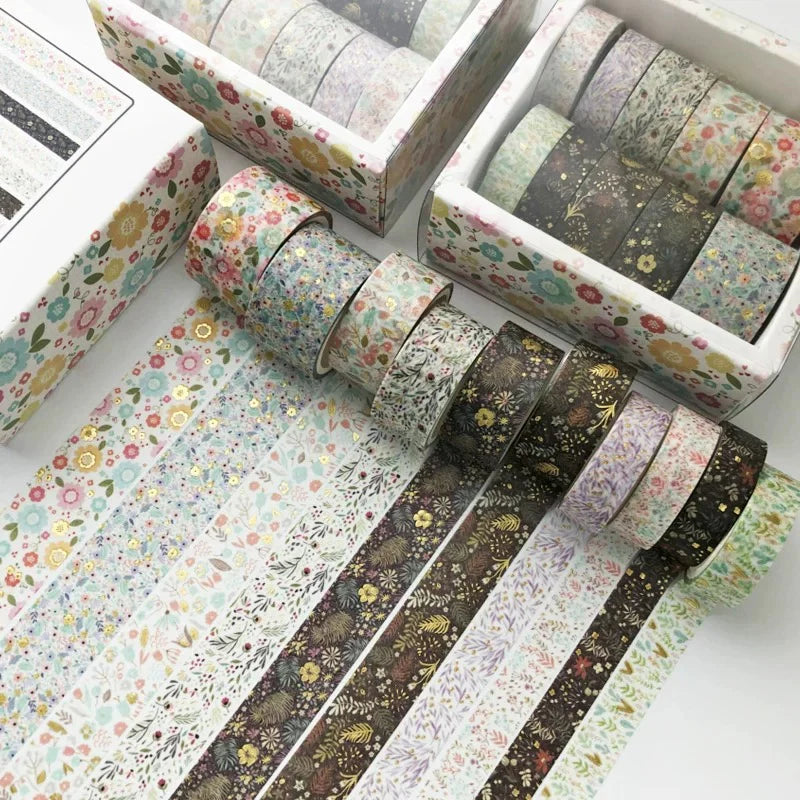 Ruban adhésif en papier (washi tape) – Coffret