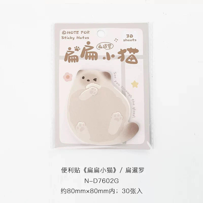 Post-it – Collection “chat tout plat”