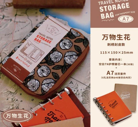 Carnet de poche avec zip – BENSTORE, portable