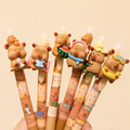 Stylo gel effaçable à clic Capybara
