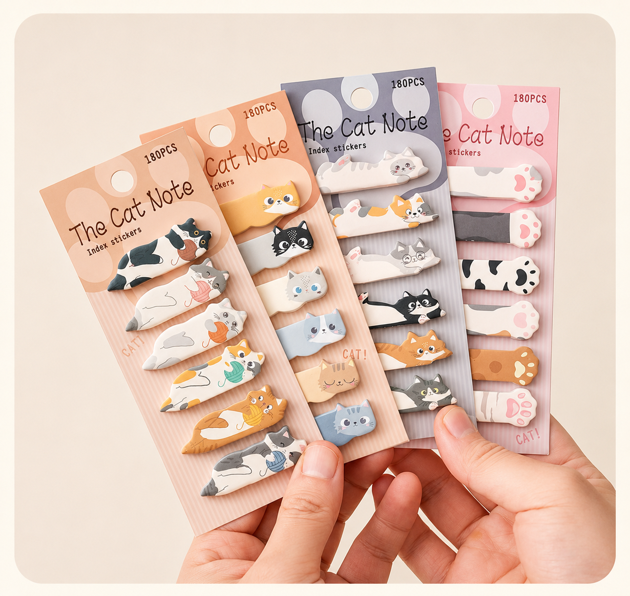 Post-it marque-pages – Série « Fête des Chats »