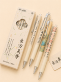 Lot de 4 stylos esthétique orientale, style chinois