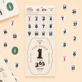Lot de stickers par BENSTORE – chats, calendrier perpétuel