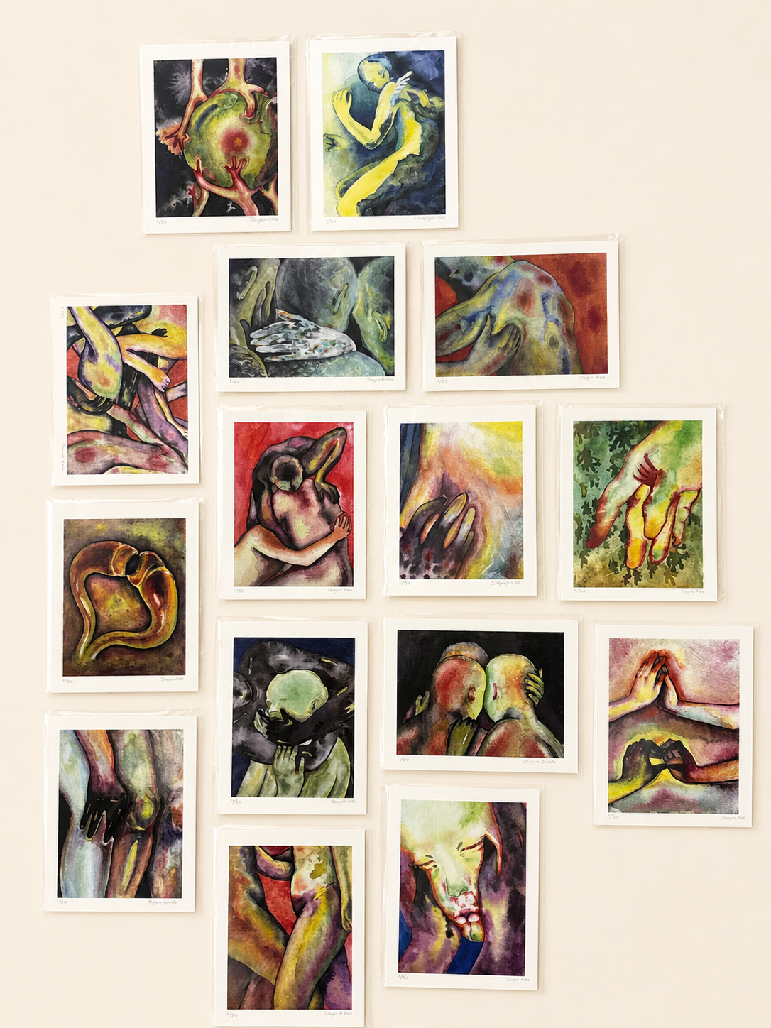 Tirage d'art giclée Hou Shuyin – Série LICHEN