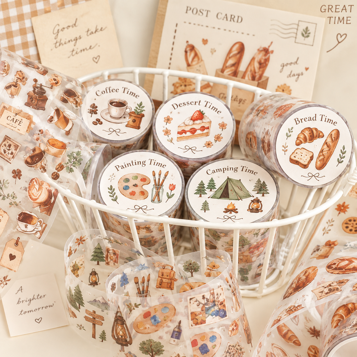 Ruban décoratif à motifs vintage – Pâtisserie & Gourmandises