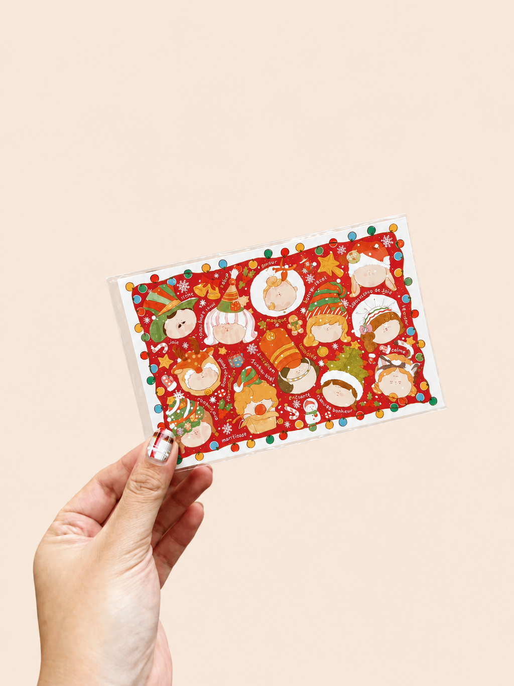 Carte postale par Belle Artwork - Journal des gourmandises françaises (1 pièce)