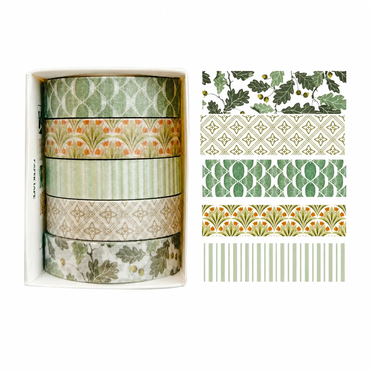Ruban adhésif en papier (washi tape) – Coffret