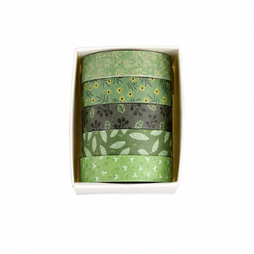 Ruban adhésif en papier (washi tape) – Coffret