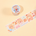 Ruban adhésif décoratif en papier – Motif ours crème