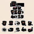 Lot de stickers