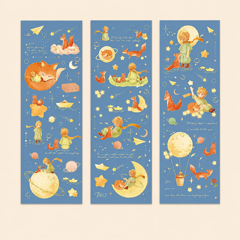 Stickers en PVC – collection "Le Petit Prince"