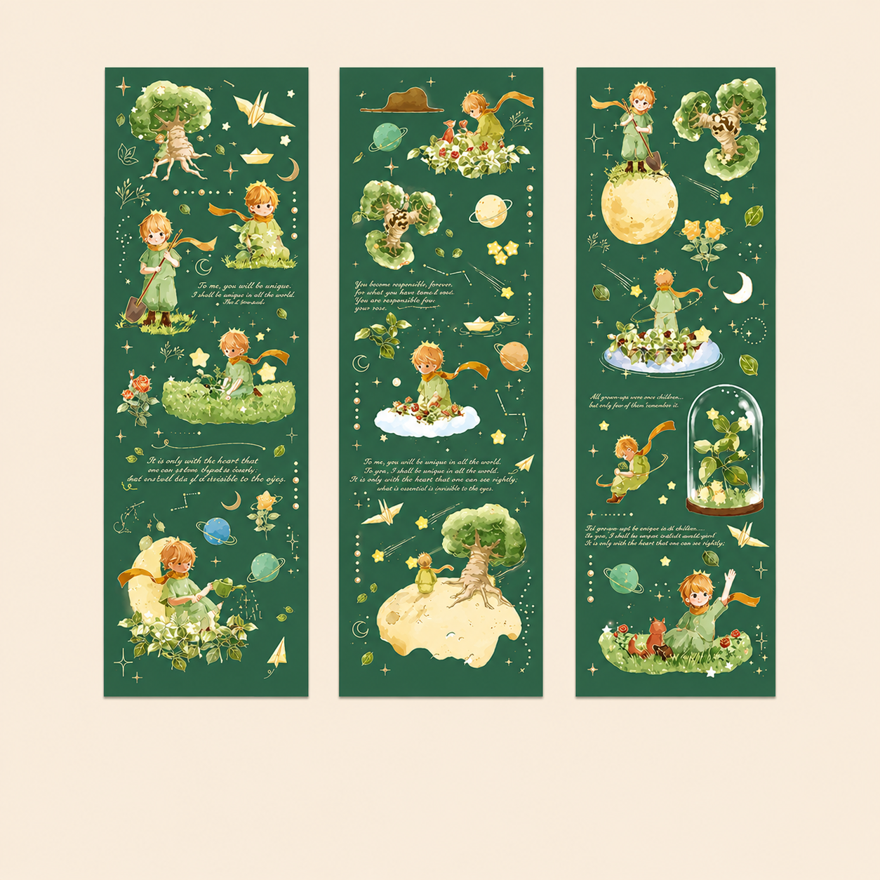 Stickers en PVC – collection "Le Petit Prince"