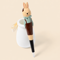 Stylo en bois sculpté à la main – Animaux cartoon mignons