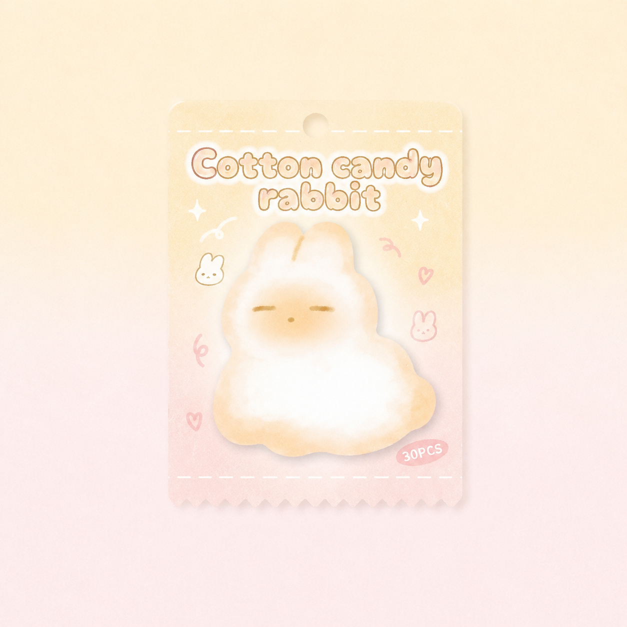 Post-it - Animaux mignons barbe à papa