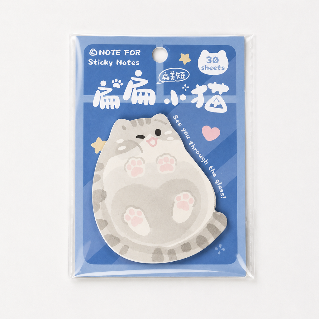 Post-it – Collection “chat tout plat”