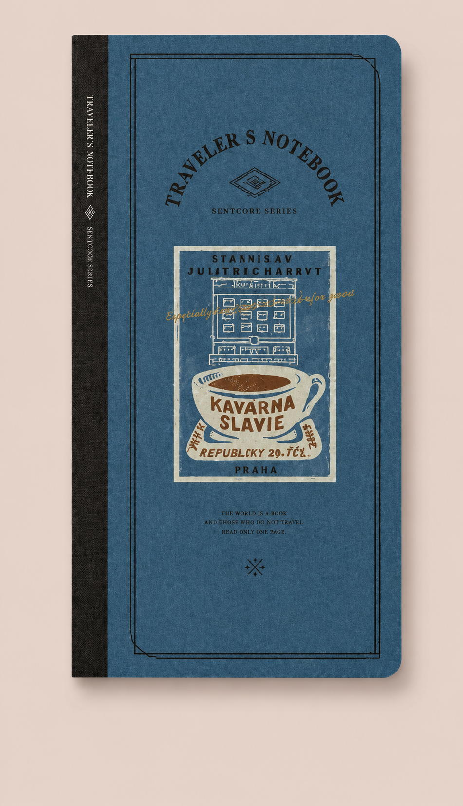 Recharges pour Traveler’s Notebook (TN) – BENSTORE, couverture huilée rétro imprimée