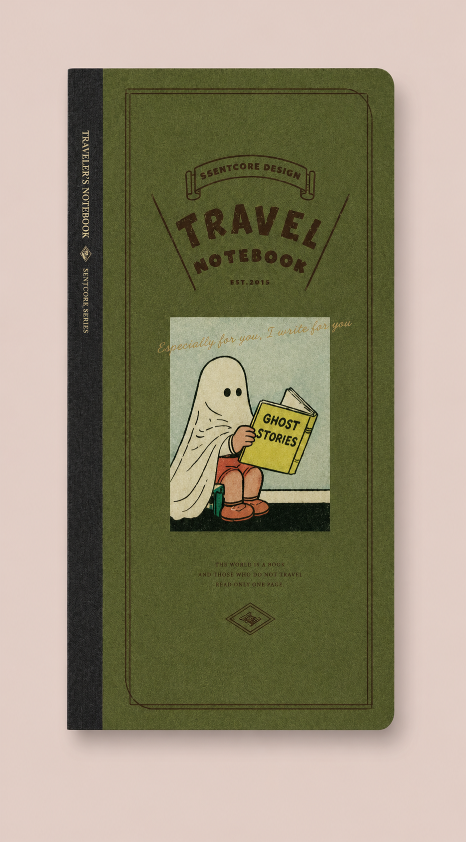 Recharges pour Traveler’s Notebook (TN) – BENSTORE, couverture huilée rétro imprimée