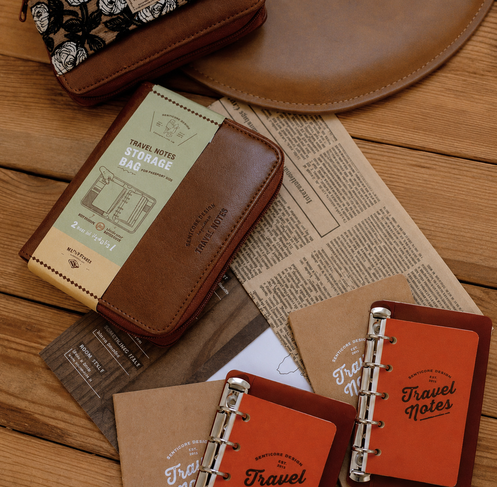 Carnet de poche avec zip – BENSTORE, portable