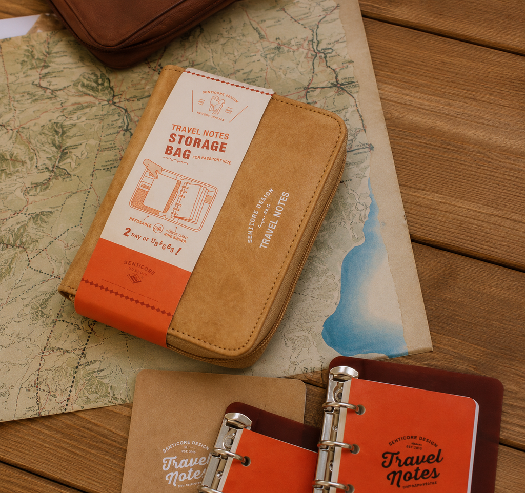 Carnet de poche avec zip – BENSTORE, portable