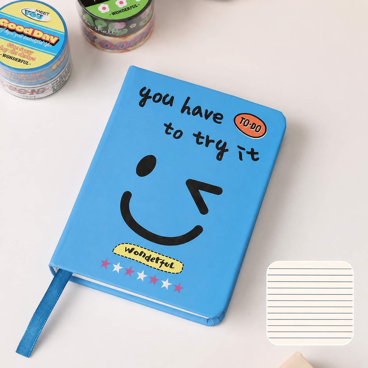 Carnet de poche A7 – style rétro américain