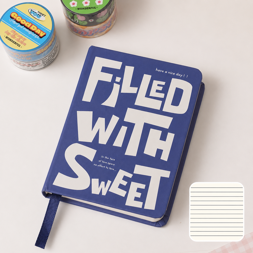 Carnet de poche A7 – style rétro américain