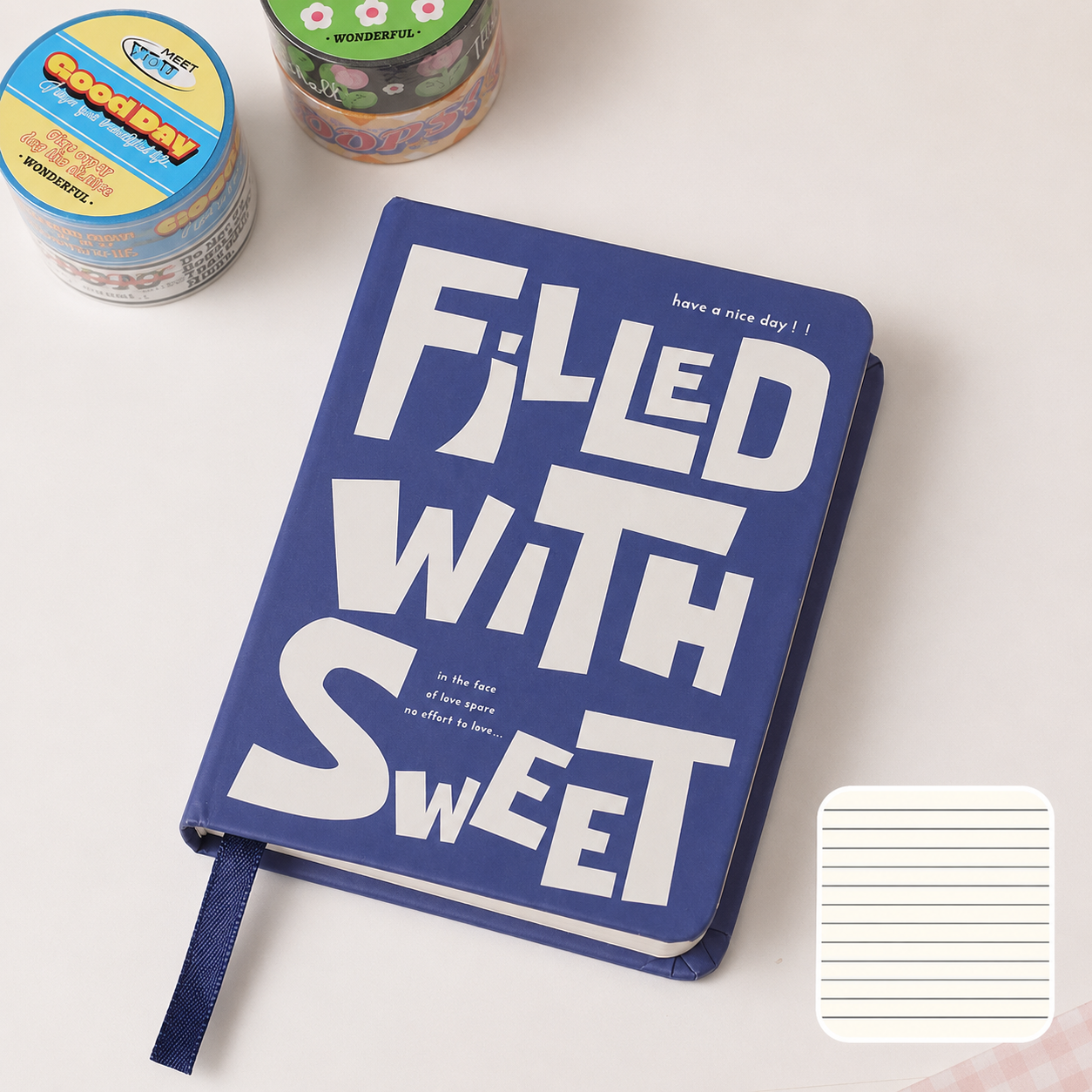 Carnet de poche A7 – style rétro américain