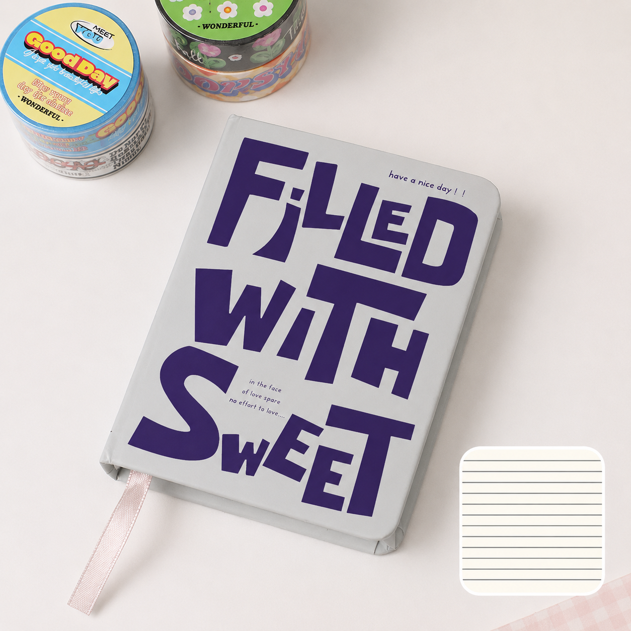 Carnet de poche A7 – style rétro américain