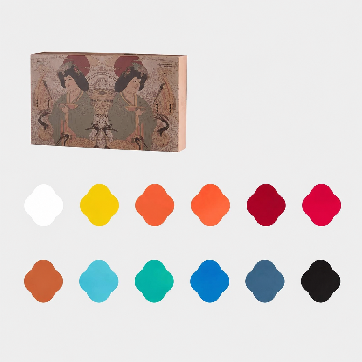 Pigments solides – peinture chinoise