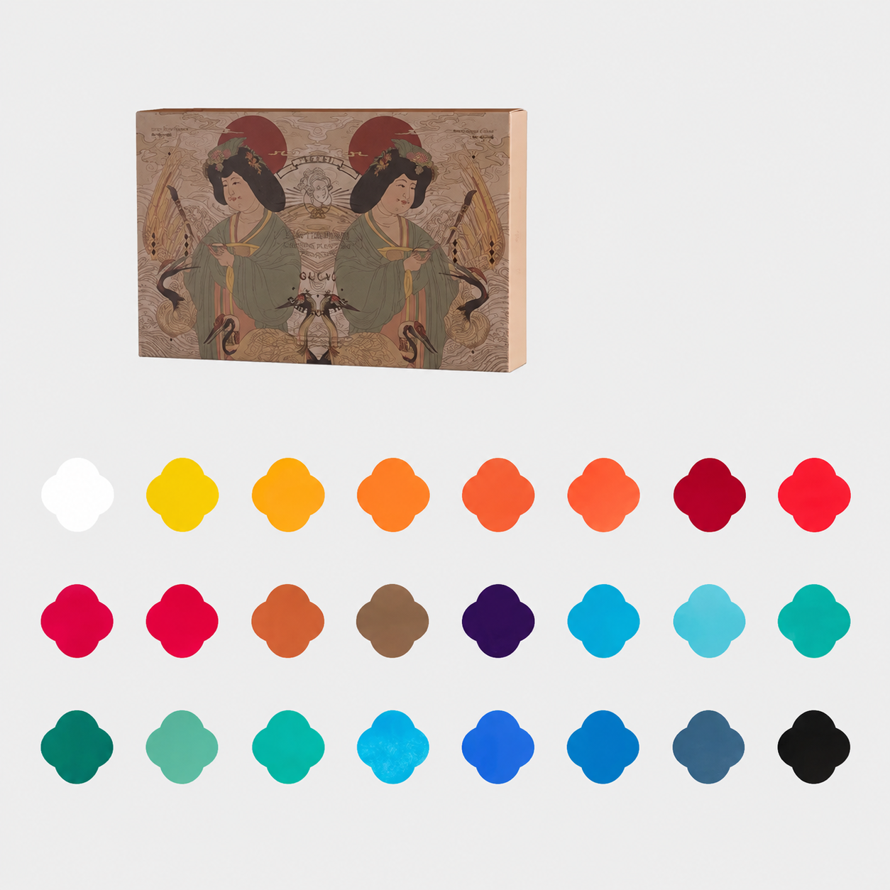Pigments solides – peinture chinoise