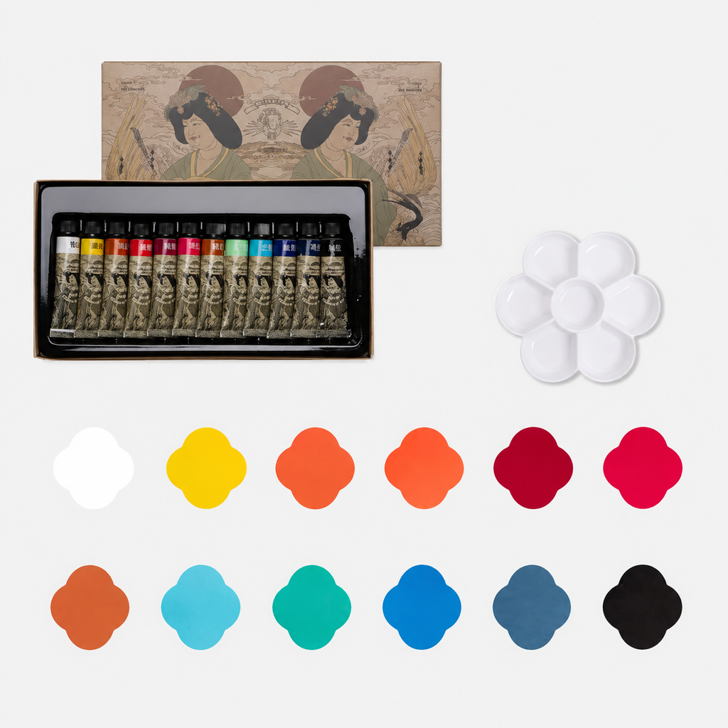 Pigments solides – peinture chinoise