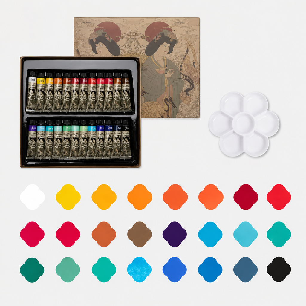Pigments solides – peinture chinoise