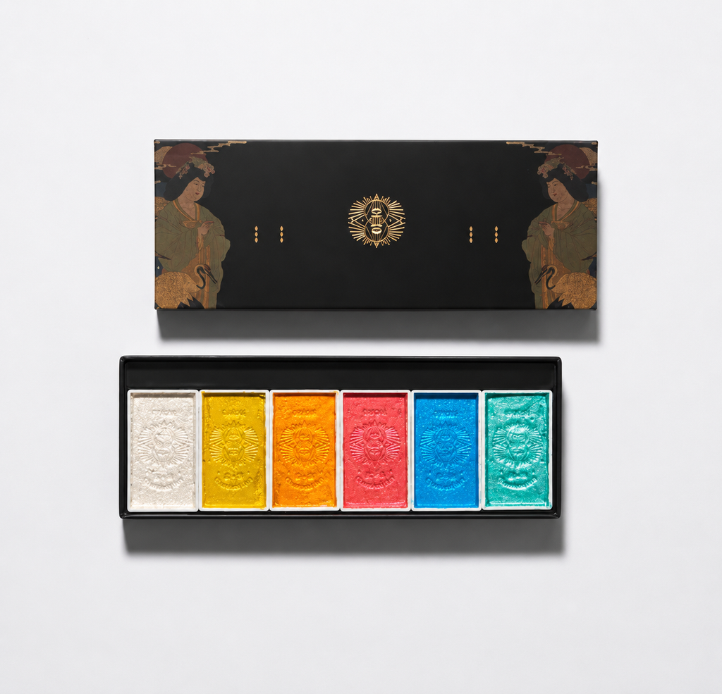Pigments solides – peinture chinoise