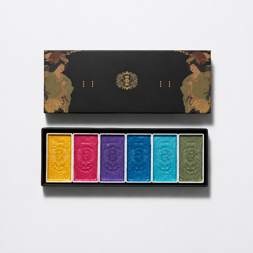 Pigments solides – peinture chinoise