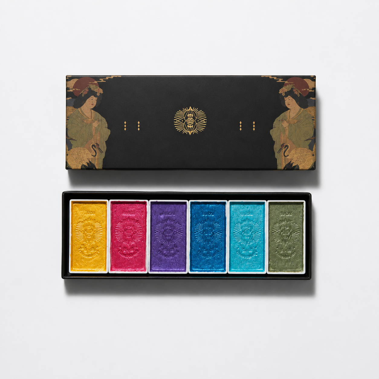 Pigments solides – peinture chinoise