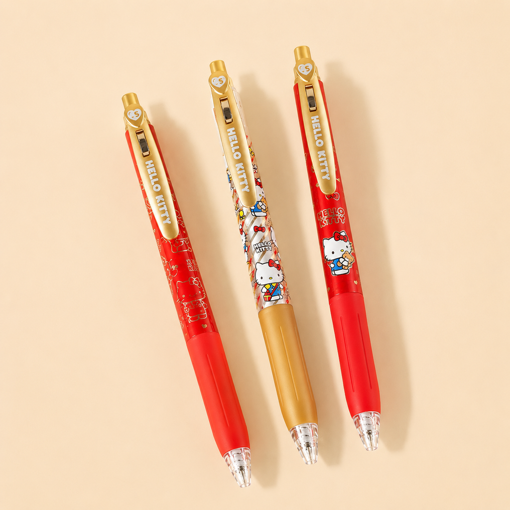 Set de stylos gel à clic Hello Kitty