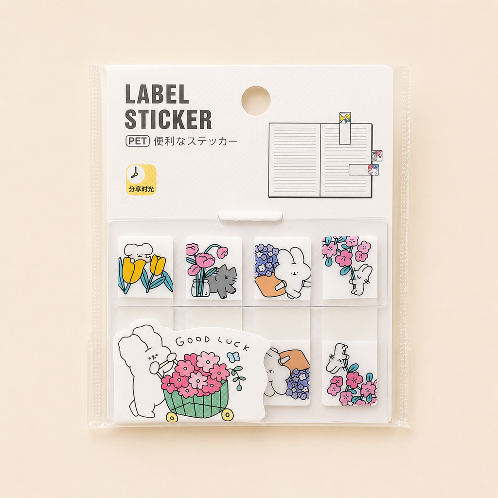 Post-it marque-pages en PET – Motifs animaux