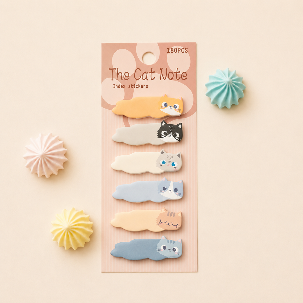 Post-it marque-pages – Série « Fête des Chats »