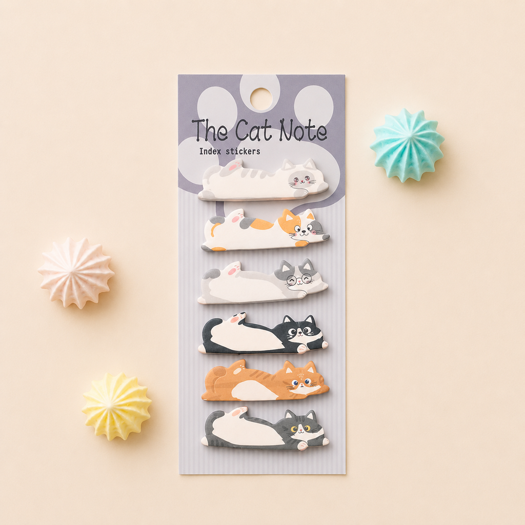 Post-it marque-pages – Série « Fête des Chats »