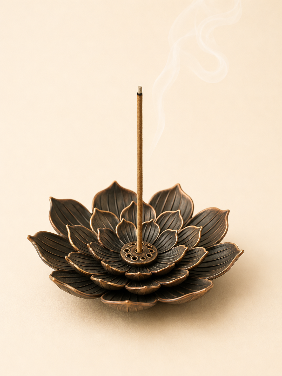 Support d’encens – porte-encens créatif en forme de lotus