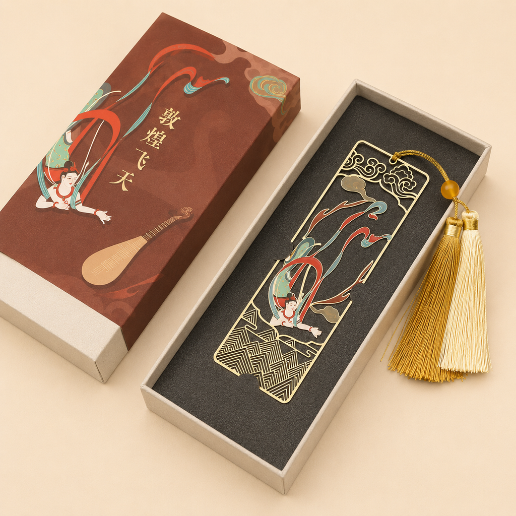 Coffret cadeau de marque-pages – “Grande beauté de Dunhuang”, style chinois ancien
