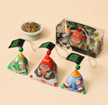 Pendentif parfumé artisanal – sachet de plantes d’armoise anti-moustiques, création originale de Zhang Qishan